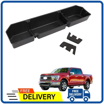 Underseat Storage Bin For Ford F150 15-24 & Super Duty F250 F350 F450 17-24 Foto 1 de 4