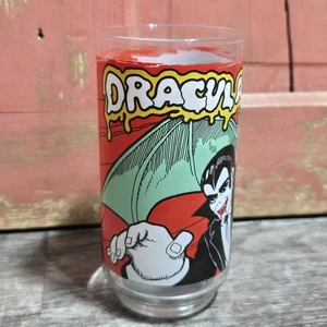 1980 Collectible Drinking Glass Universal Studios Monster Series Dracula New - Picture 1 of 15