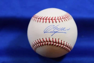 Aroldis Chapman MLB Authentic COA Autograph Major League Signed OML Baseball 4 - Image 1 of 2