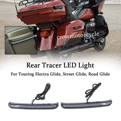 Tail Saddle Bag LED Lights Equipment For Harley Touring FLTRK Road Glide Limited - Image 1 of 4