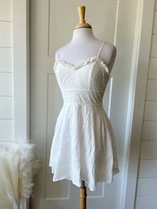 Trixxi Ladies Eyelet Sundress Cottage Style Size Small - Picture 1 of 7