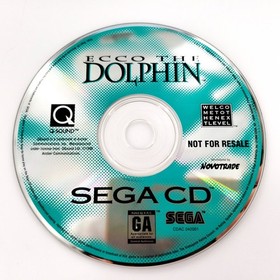 Ecco the Dolphin (Sega CD, 1993) Disc Only Tested & Works