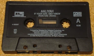 AALIYAH - If Your Girl Only Knew - 1996 cassette tape single cassingle TAPE ONLY - Picture 1 of 1