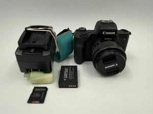 Canon EOS M50 Mirrorless Camera + Lens (EF-M 15-45mm) - Picture 1 of 7