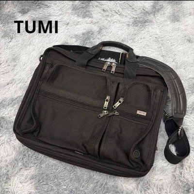 TUMI Business Bag Maletín Nylon Negro 112874c - Imagen 1 de 4