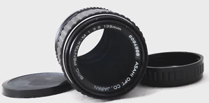 Asahi Pentax SMC Pentax-M f3.5 135mm Telephoto Lens from Japan - Bild 1 von 9