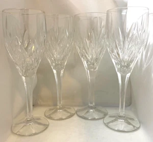 Bohemia Heavy Crystal Wine Glass Set of 4 Glass, Size: 8" - Picture 1 of 4