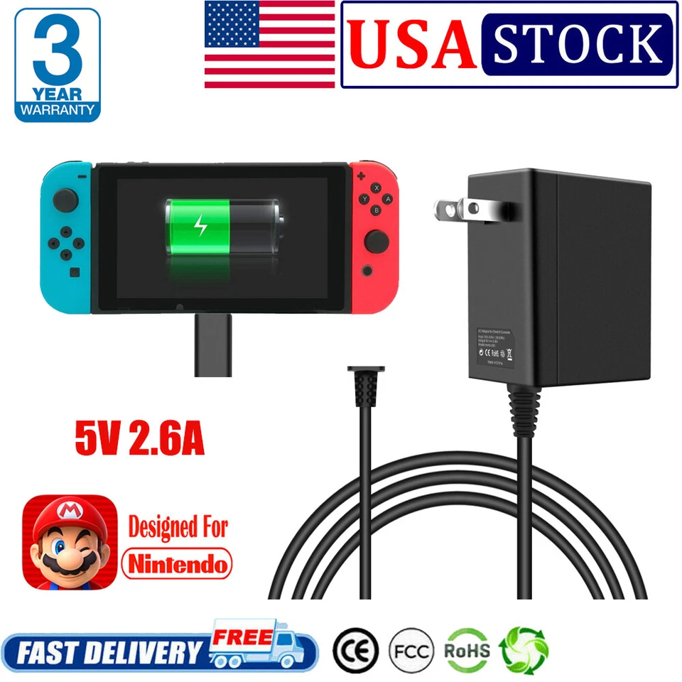 Charger for Nintendo Switch / Switch Lite / Switch OLED Home USB-C Power Supply - Image 1 of 4