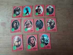 Teenage Mutant Ninja Turtles Movie Collector Stickers 1990 Topps Full Set of 11