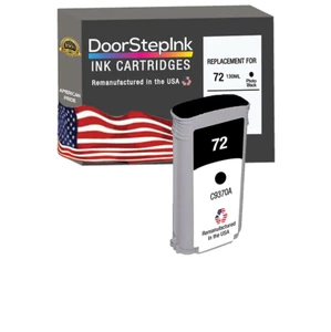 DoorStepInk Compatible Ink Cartridges For HP 72 Photo Black 130mL C9370A-USA - Picture 1 of 6