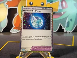 Drops in the Ocean 021/034 Trading Card Game Classic Holo - Picture 1 of 2