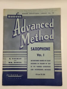 Rubank Advanced Method - Flute, Paperback by Voxman, H. Gower, Wm-NO.93. - Picture 1 of 9