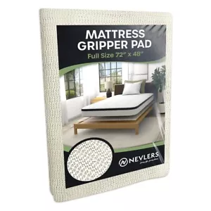 Nevlers Materasso Grip Pad - 48" x 72" Full Size Materasso Antiscivolo Pad - Foto 1 di 9