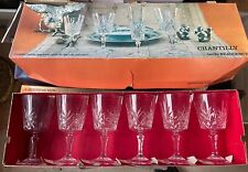 French Crystal "Chantilly" Taille Beaugency - set of 6 - 11 1/2 Oz