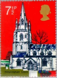 GREAT BRITAIN -1972-  St Andrew's, Helpringham, Lincolnshire - MNH Stamp - #674 - Picture 1 of 1