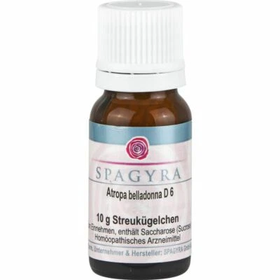 SPAGYRA GMBH & CO KG ATROPA belladonna D 6 Globuli 10 g PZN11280416