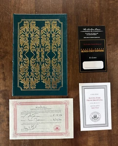Saving Fish From Drowning-Amy Tan-Signed Easton Press First Edition Book COA - Picture 1 of 3