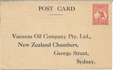 Australia private postal stationery Post Card 1d roo Pratt´s Label Spirit; 61108