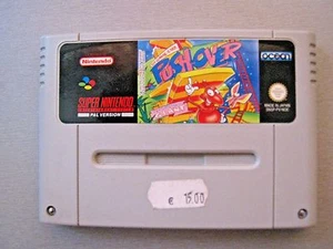  PUSHOVER (Ocean) Super Nintendo Snes PAL Cartridge, working condition, Japan - Picture 1 of 3
