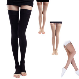 Thigh High Compression Maternity Stockings-Elastic Medical Varicose Vein Socks T