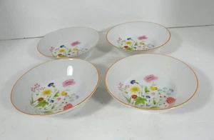 Mikasa Stratford Summer Melody Berry Fruit Dessert Sauce Bowls Set of 4 - Picture 1 of 9