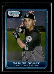 Carlos Gomez - 2006 Bowman Chrome Prospects #BC134 New York Mets - Picture 1 of 2