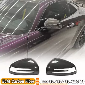 Für Mercedes Benz SLK SLC SL AMG GT Carbon Spiegelkappen Außenspiegel Gehäuse - Bild 1 von 10