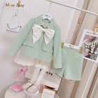 Baby Girl Princess Sequins Formal Clothes Set Jacket+Short 2PCS Jacket Suit3-14Y