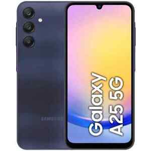 Samsung Galaxy A25 5G Factory Unlocked Dual SIM GSM 128GB Cell Phone Dark Blue