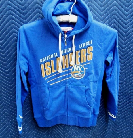 New York NY Islanders Hoodie Sweatshirt Long Sleeve Zip Hockey Shirt NHL Jersey Cover