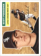 2005 Topps Heritage Baseball Card #84 Scott Podsednik