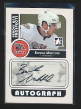 BRENDEN MIKKELSON 2008/09 08/09 ITG HEROES AND PROSPECTS AUTOGRAPH AUTO AD2626