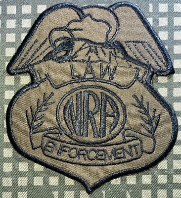 Law NRA Enforcement Patch Hook & Iron-On Repro New A687 - Image 1 of 2