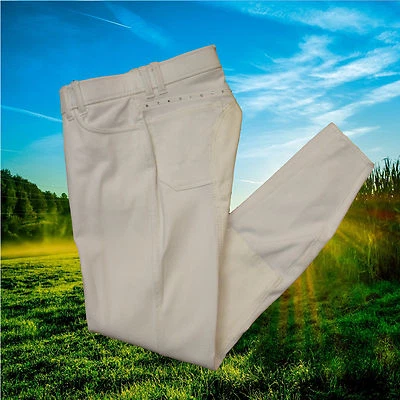 Reithose Easy Rider Zohra Diamond S, Turnierhose, Strass,weiss, So.-Preis, Gr.72 - Bild 1 von 2