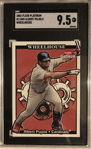 Albert Pujols Fleer Platinum 2002 ""Wh ""Wh"" #11WH SGC 9,5 grado 552" - Imagen 1 de 2