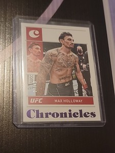 2022 UFC Chronicles Max Holloway rare PURPLE /49