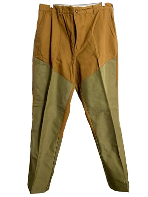 Cabellas Pants Mens Brown Green 38x31  Hunting Canvas Nylon Suspenders - Image 1 of 3