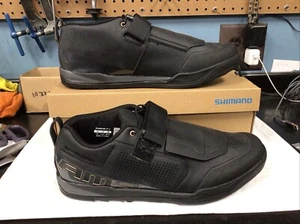 Shimano AM9 Black Mountain Bike Clipless Shoes Size 11.8 US 47 EU SH-AM903 - Picture 1 of 5