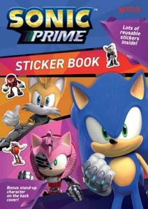 Sonic The Hedgehog Prime Sticker & Colouring Book with 90 Reusable Stickers - Picture 1 of 4