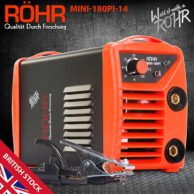 ROHR ARC Welder Inverter 180amp MMA DC Portable Stick Welding Mini-180PI • 89.99£