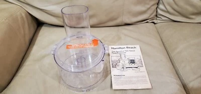 Hamilton Beach 702R 702-R 702-5 702-2 702-3 702-4 Food Processor Bowl and Cover - Image 1 of 4