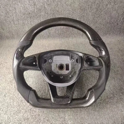 Carbon Fiber Steering Wheel for Mercedes Benz A45 AMG C43 63 AMG CLA 45 CLS 63 - Image 1 of 4
