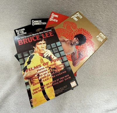Bruce Lee Martial Arts VHS Tape Set Of 4 - Image 1 of 4