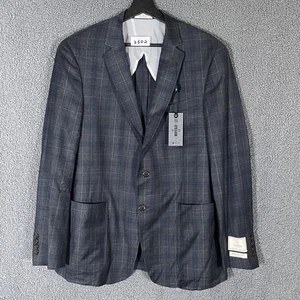 Todd Snyder Mayfair 100% Wool Plaid Sport Coat Blazer - Men's Size 42R - Gray - Picture 1 of 14