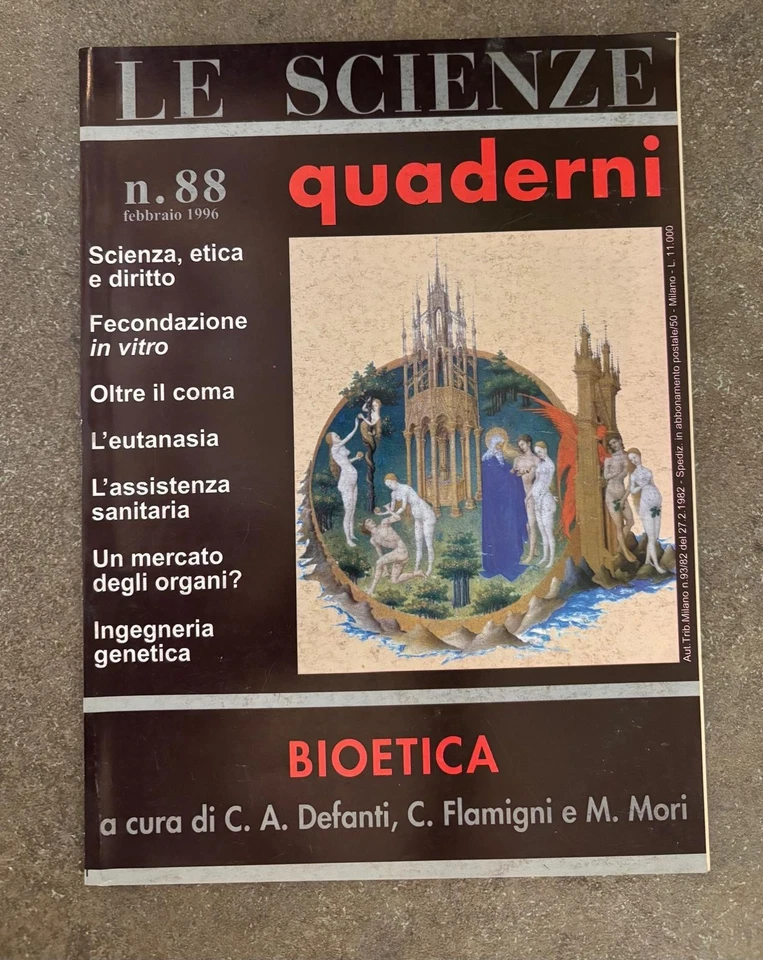 Le scienze. Quaderni - n.88 / febbraio 1996 - Bioetica - Immagine 1 di 1
