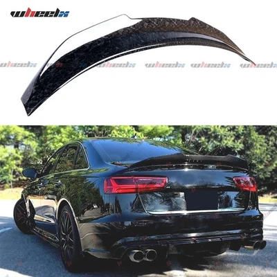PARA AUDI A6 S6 C7 C7 2012-2018 ALERÓN TRASERO CARBONO FORJADO HIGH KICK Foto 1 de 4