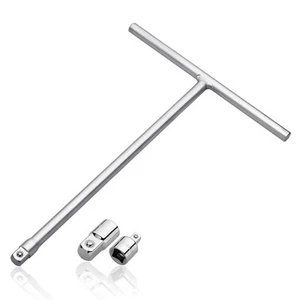 01135A 3/8-inch Drive T-Handle Wrench with Long Reach | Chromium Vanadium Steel - Picture 1 of 5