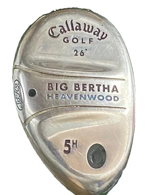 Callaway Big Bertha Heavenwood 5h Hybrid 26 RH Gems 55w Ladies Graphite New Grip - Image 1 of 4