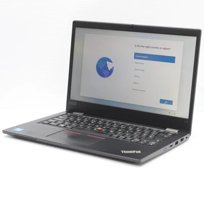 Lenovo ThinkPad L13 Windows 11 14" FHD Laptop Intel i3 1115G4 8GB RAM 500GB SSD - Image 1 of 4