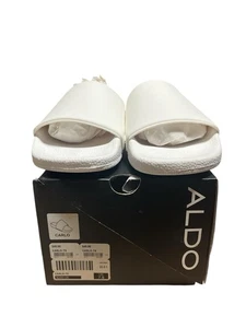 Aldo Carlo Pantolette weiß Größe 7,5. 39/40 Herren - Bild 1 von 5